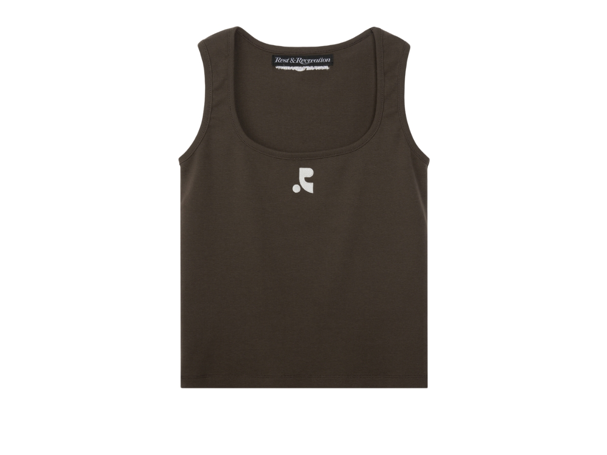 ■Rest & Recreation■ UNBALANCED SLEEVE TOPPINK RR242TP004PI Rest & Recreation Unbalanced Sleeve Top Grey | ของแท้