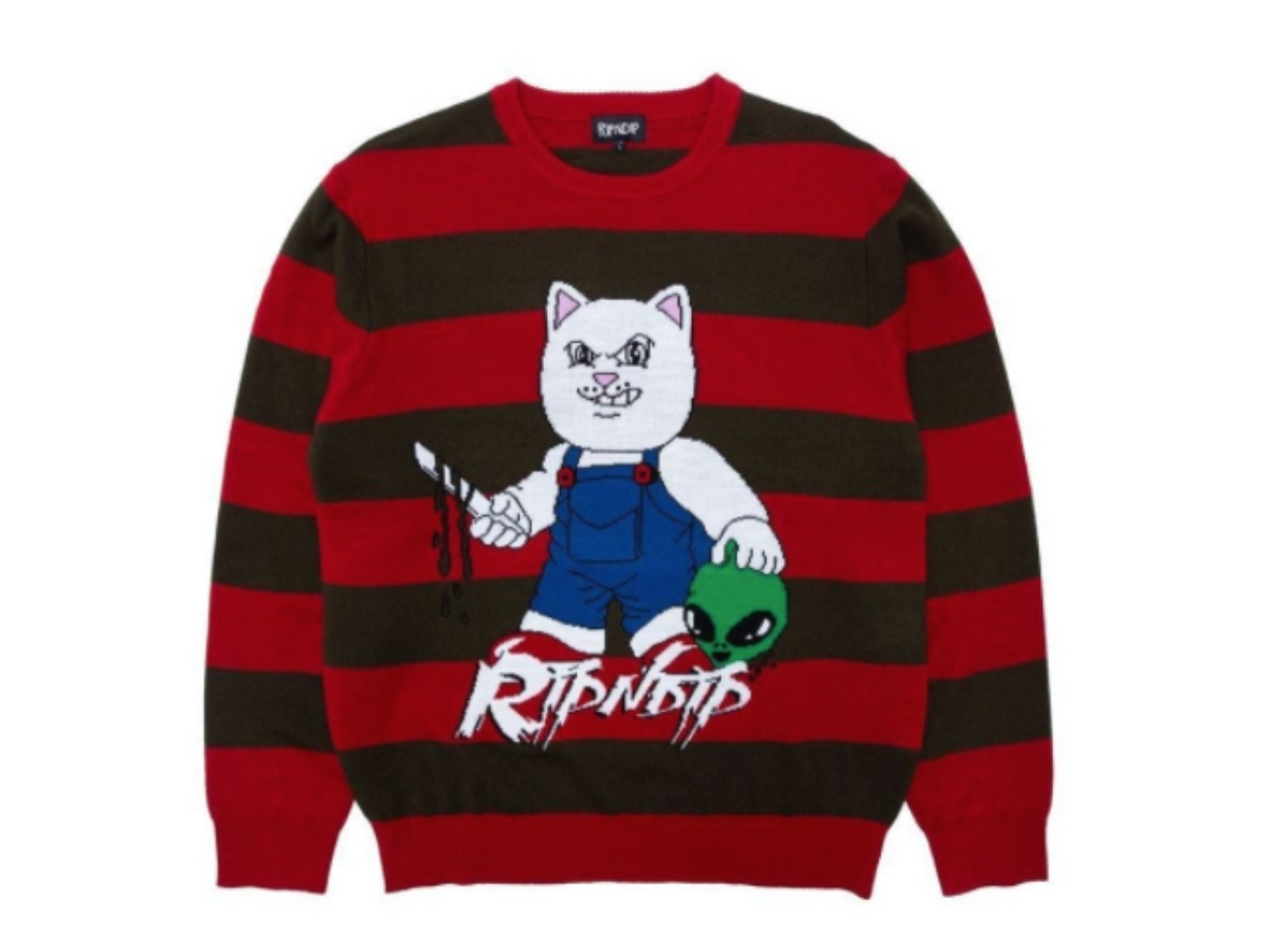 https://d2cva83hdk3bwc.cloudfront.net/ripndip-childs-play-knit-sweater-red-olive-1.jpg