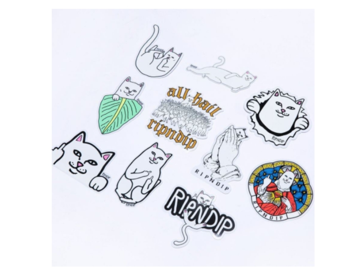 https://d2cva83hdk3bwc.cloudfront.net/ripndip-nermal-sticker-pack-2.jpg