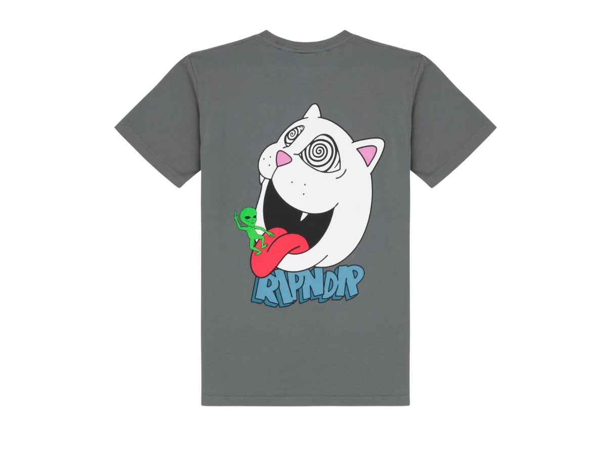RipNDip Spiraling Tee Charcoal Shop Authentic at SASOM
