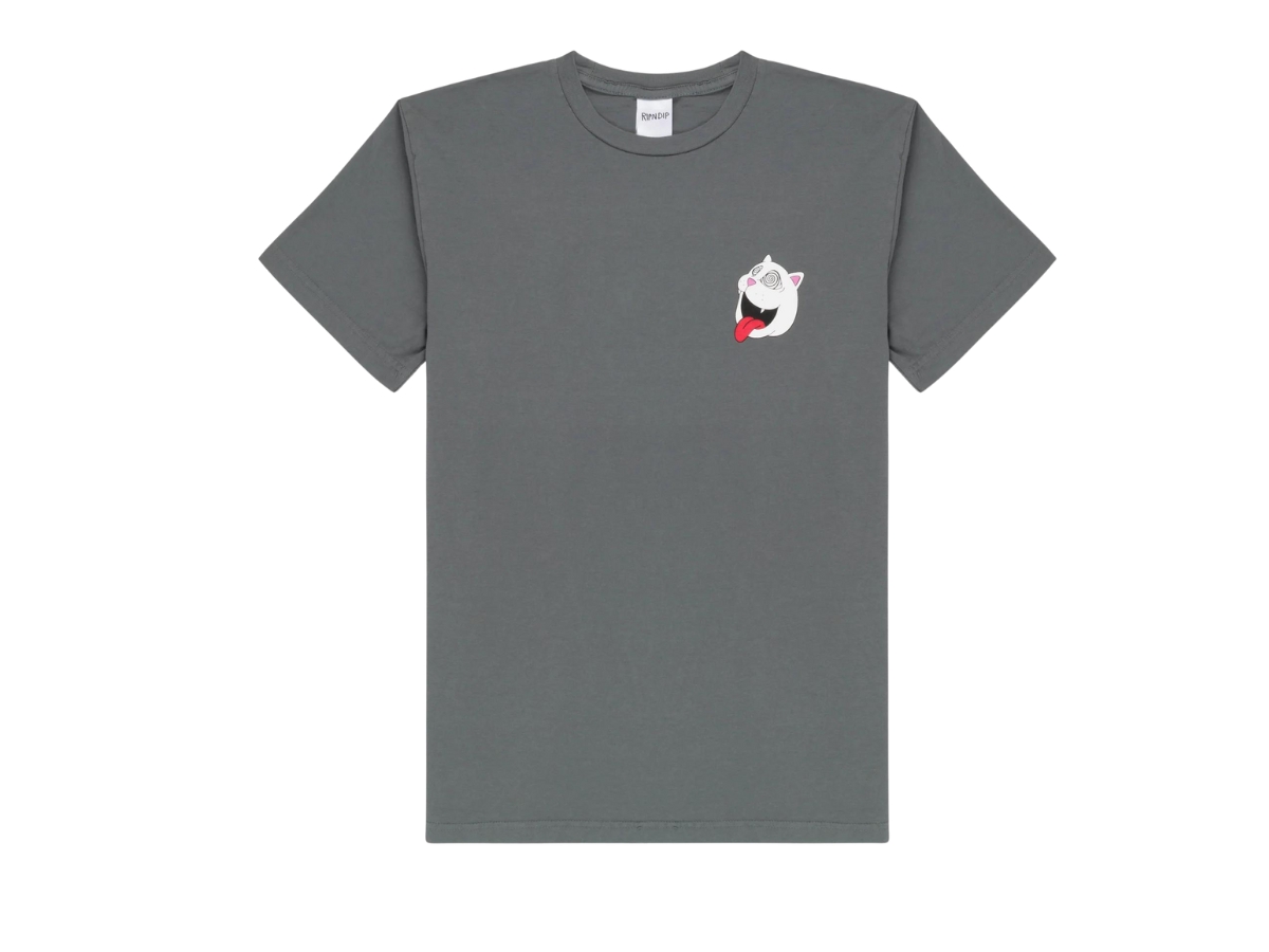 ★国内在庫/即発可*RIPNDIP*SPIRALING Tシャツ/CHARCOAL★ ☆国内在庫/即発可*RIPNDIP*SPIRALING Tシャツ/CHARCOAL