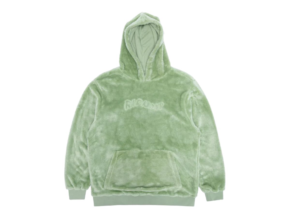 RipNDip Waves Sherpa Hoodie Pistachio