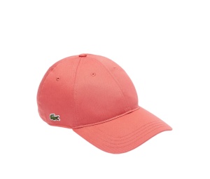 Buy Lacoste Organic Cotton Twill Cap Pink at Sasom – Authentic and Ready to Ship