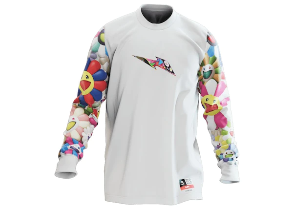 Buy RTFKT CloneX Murakami Drip L/S T-shirt White/Multi at Sasom – Authentic and Ready to Ship