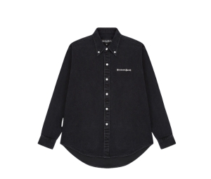RUNDOWNYOUTH Essential Denim Shirt Black 02