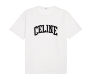 Buy Celine Loose T-shirt In Cotton Jersey White at Sasom – Authentic and Ready to Ship