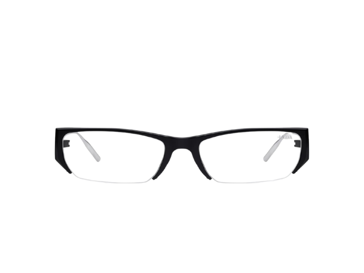 Prada X Gentle Monster 2 M01 Sunglasses Black Clear Lenses