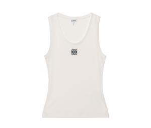 Buy Loewe Anagram Tank Top White at Sasom – Authentic and Ready to Ship