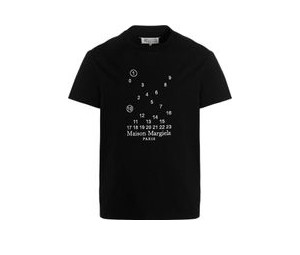 Buy Maison Margiela FW22 Logo Digital Embroidery Short Sleeve T-Shirt - Black at Sasom – Authentic and Ready to Ship