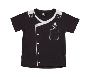 SAI-DI-DEE KIDs Chef T-Shirt Black