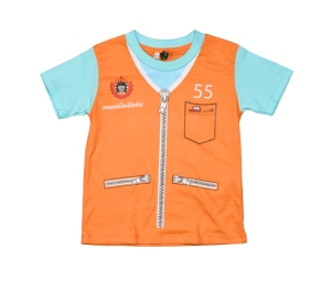 SAI-DI-DEE KIDs Win T-Shirt Orange-Blue
