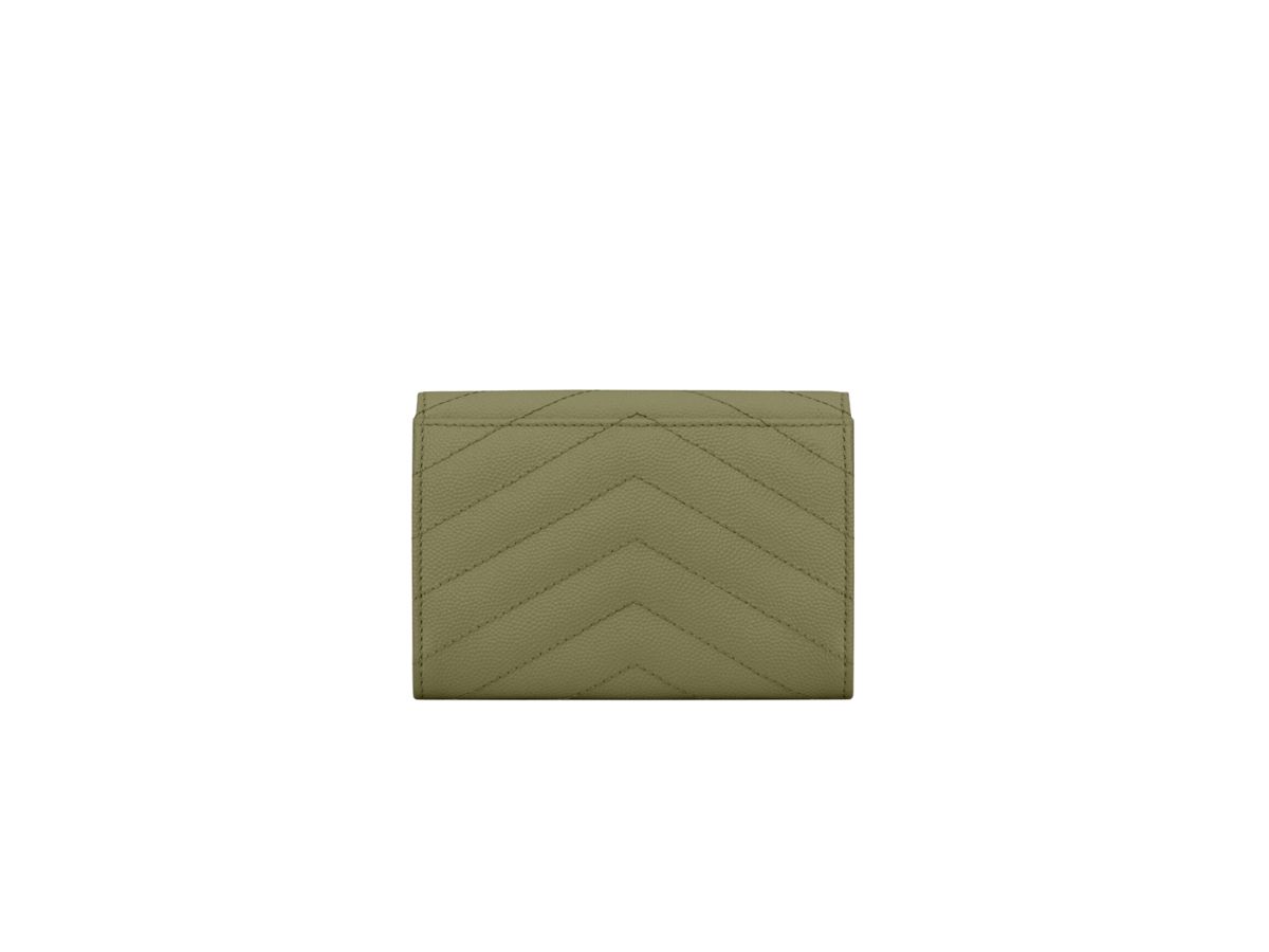 CASSANDRE MATELASSÉ small envelope wallet in grain de poudre