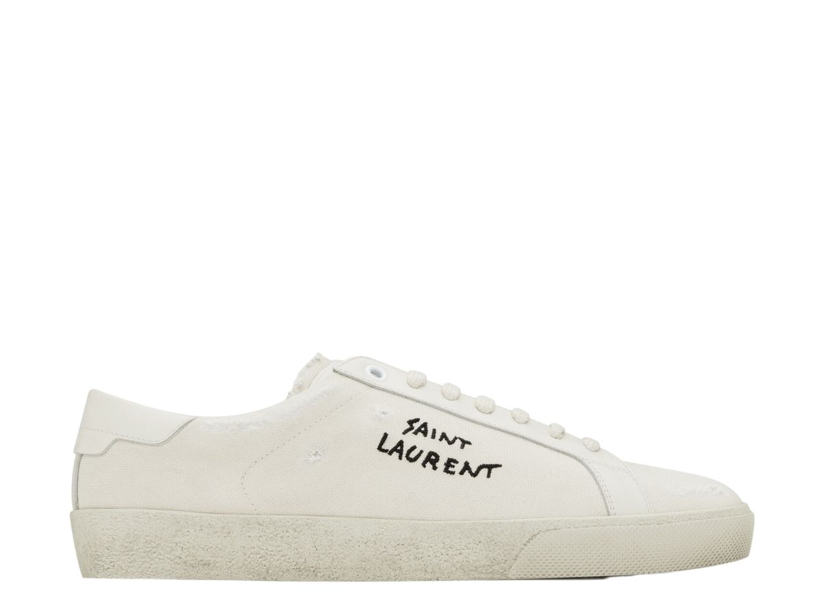 SASOM | shoes Saint Laurent Court Classic Sl/06 Embroidered Sneakers In ...