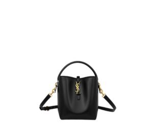 Buy Saint Laurent Le 37 Small In Shiny Leather With Bronze-Toned Hardware Black at Sasom – Authentic and Ready to Ship