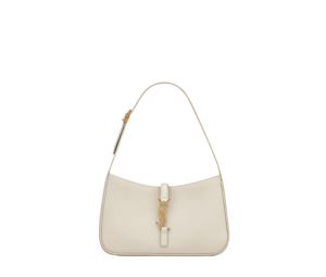 Buy Saint Laurent Le 5 A 7 In Smooth Leather With Bronze-Toned Metal Hardware Blanc Vintage at Sasom – Authentic and Ready to Ship