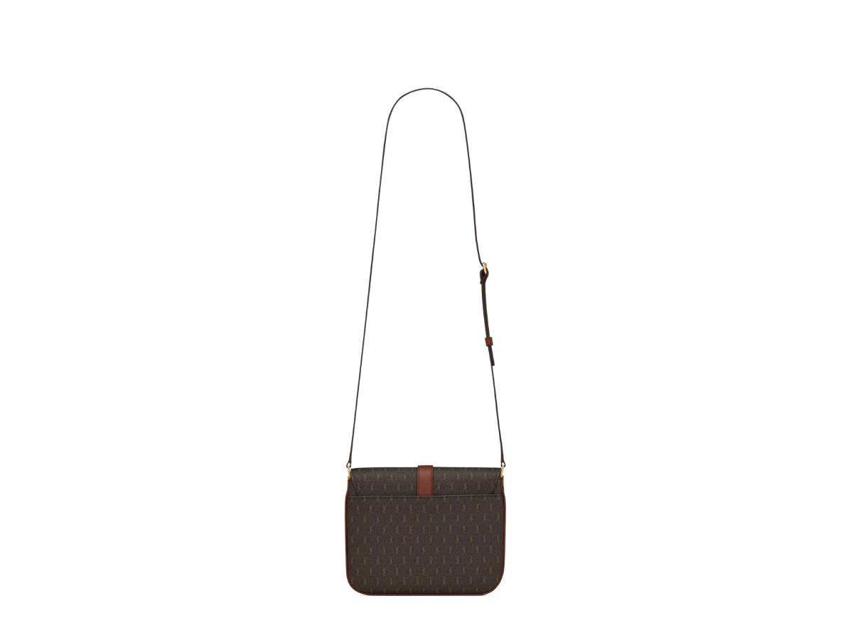 LE MONOGRAMME small satchel IN CASSANDRE CANVAS AND SMOOTH LEATHER