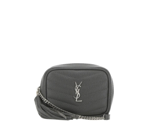 Buy Saint Laurent Lou Baby Crossbody Bag In Calfskin Leather With Silver Hardware Grey at Sasom – Authentic and Ready to Ship