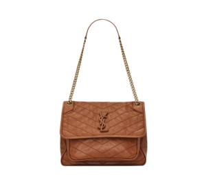 Buy Saint Laurent Medium Niki In Vintage Leather With Light Bronze Brass Hardware Light Caramel at Sasom – Authentic and Ready to Ship
