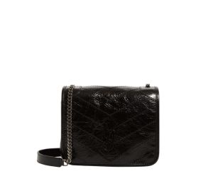 Buy Saint Laurent Niki Chain Wallet In Calfskin Leather With Black Matte-Finish Hardware Black at Sasom – Authentic and Ready to Ship