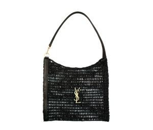 Buy Saint Laurent Oxalis Bag In Raffia Aacramé Black at Sasom – Authentic and Ready to Ship