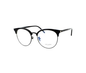 Saint Laurent SL 233 Glasses In Black Acetate Frame With Demo Lens