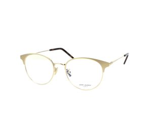Saint Laurent SL 236 Glasses In Gold Acetate Frame With Demo Lens
