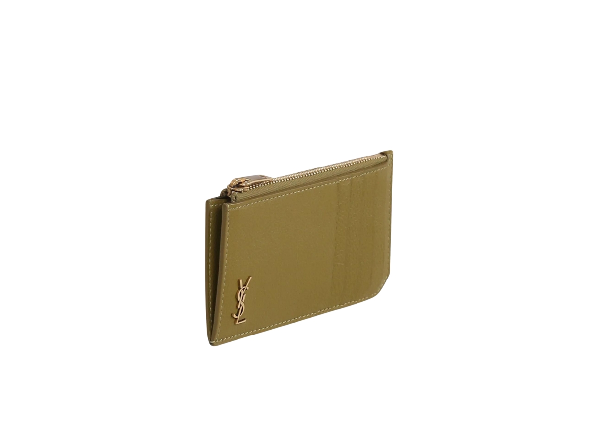 Sasom Bags Saint Laurent Tiny Cassandre Fragments Zipped Card Case In