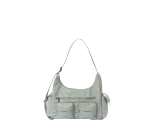 Samo Ondoh Pocket Mug Bag M In Nappa Leather Silver