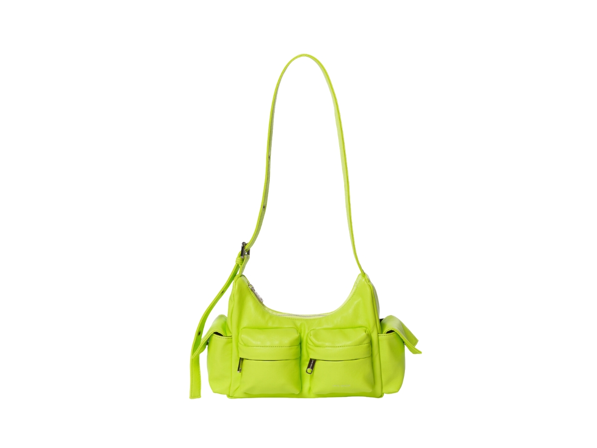 Samo Ondoh Pocket Mug Bag M In Artificial Leather Nappa Neon