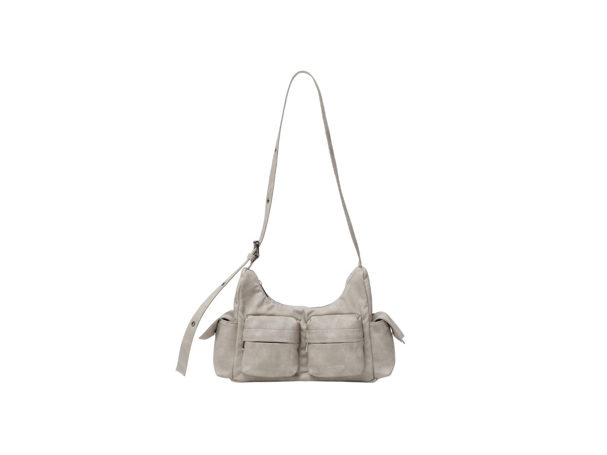 ★SAMO ONDOH★ Pocket mug bag pocket mug bag L nappa ivory SAMO ONDOH] Pocket Mug Bag L – Arielle Store