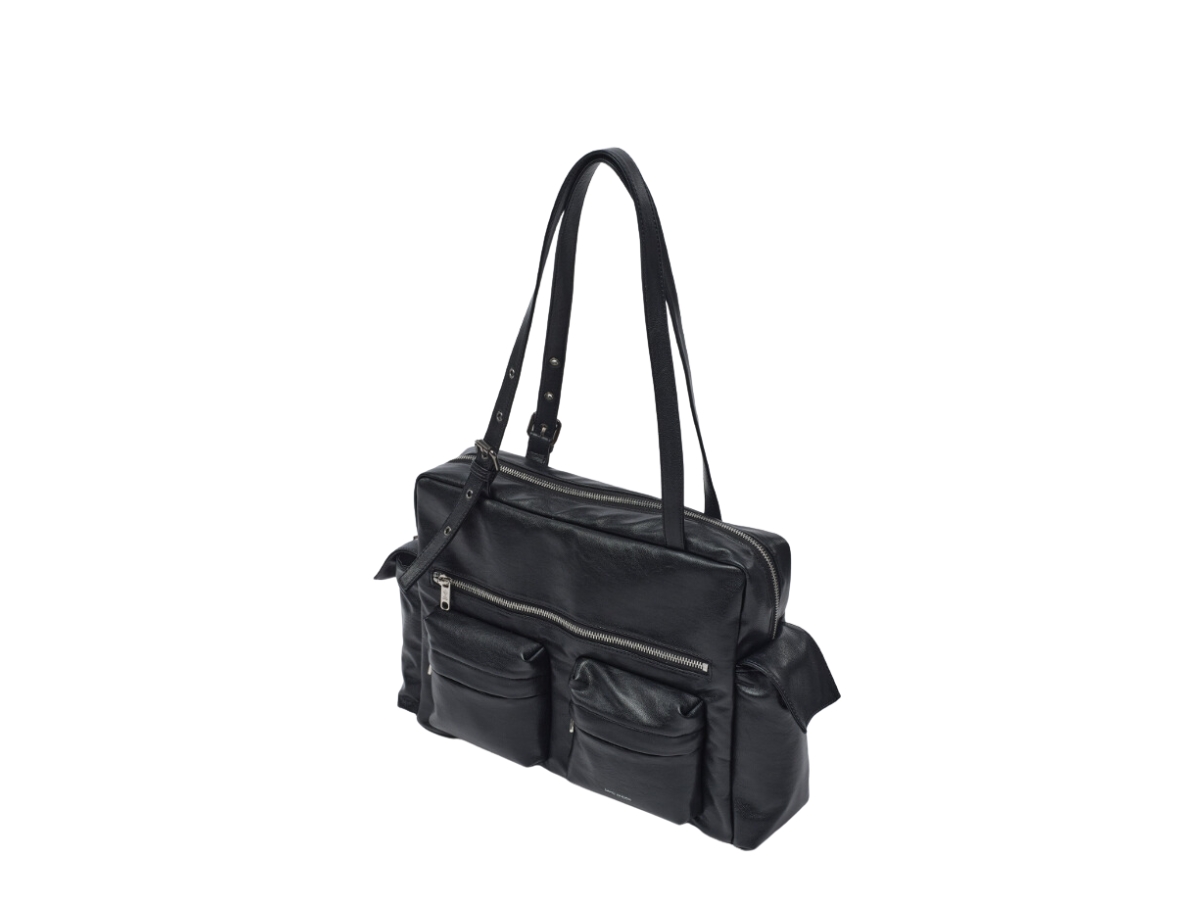 Buy Samo Ondoh Pocket Utility Bag L In Nappa Black | SASOM