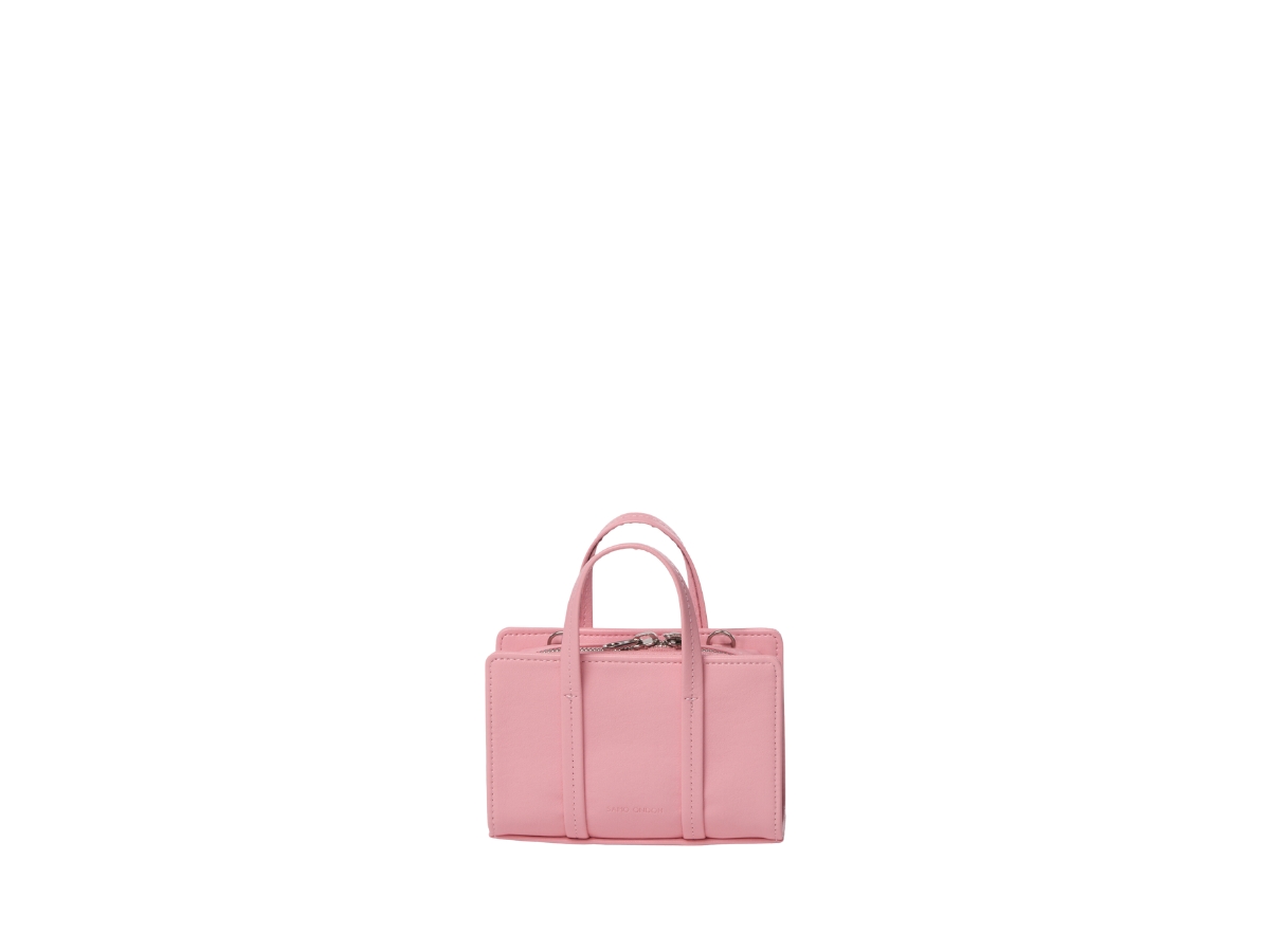 Samo Ondoh Zip Didi Bag Mini In Nappa Leather Pink