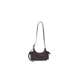 Buy Samo Ondoh Pocket Mug Bag Mini Nappa Chocolate | SASOM