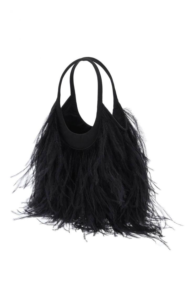 【MIU MIU】 Embellished Satin Handbag Miu Miu Embellished satin handbag - Tote Bags - BeyondStyle