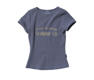 Buy Sculptor Archive Pigment Baby Tee Dusty Blue at Sasom – Authentic and Ready to Ship