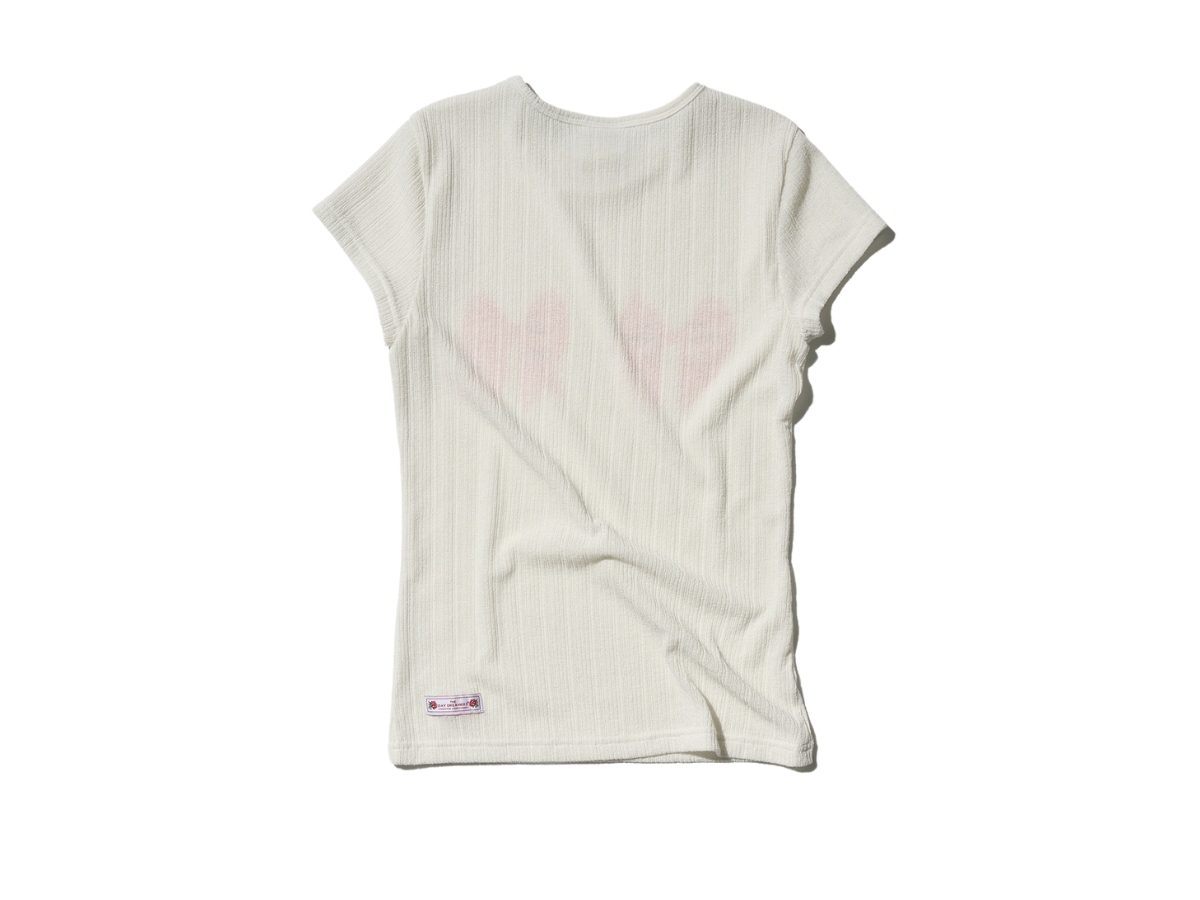 Tシャツ・カットソー [SCULPTOR] Bow Bow Baby Tee White SC24S269WH Sculptor Bow Bow Baby Tee White Shop Authentic at SASOM