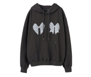 Sculptor Bow Bow Hoodie Charcoal