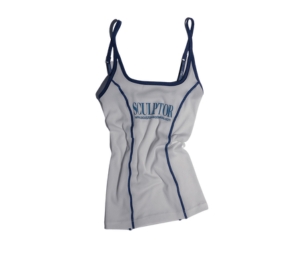 Buy Sculptor Classic Logo Halter Top White | SASOM