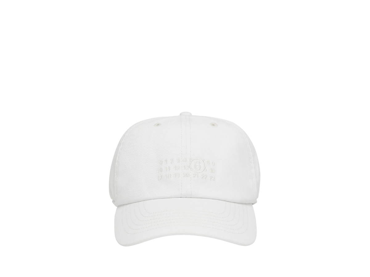 Buy Maison Margiela Baseball Cap White at Sasom – Authentic and Ready to Ship