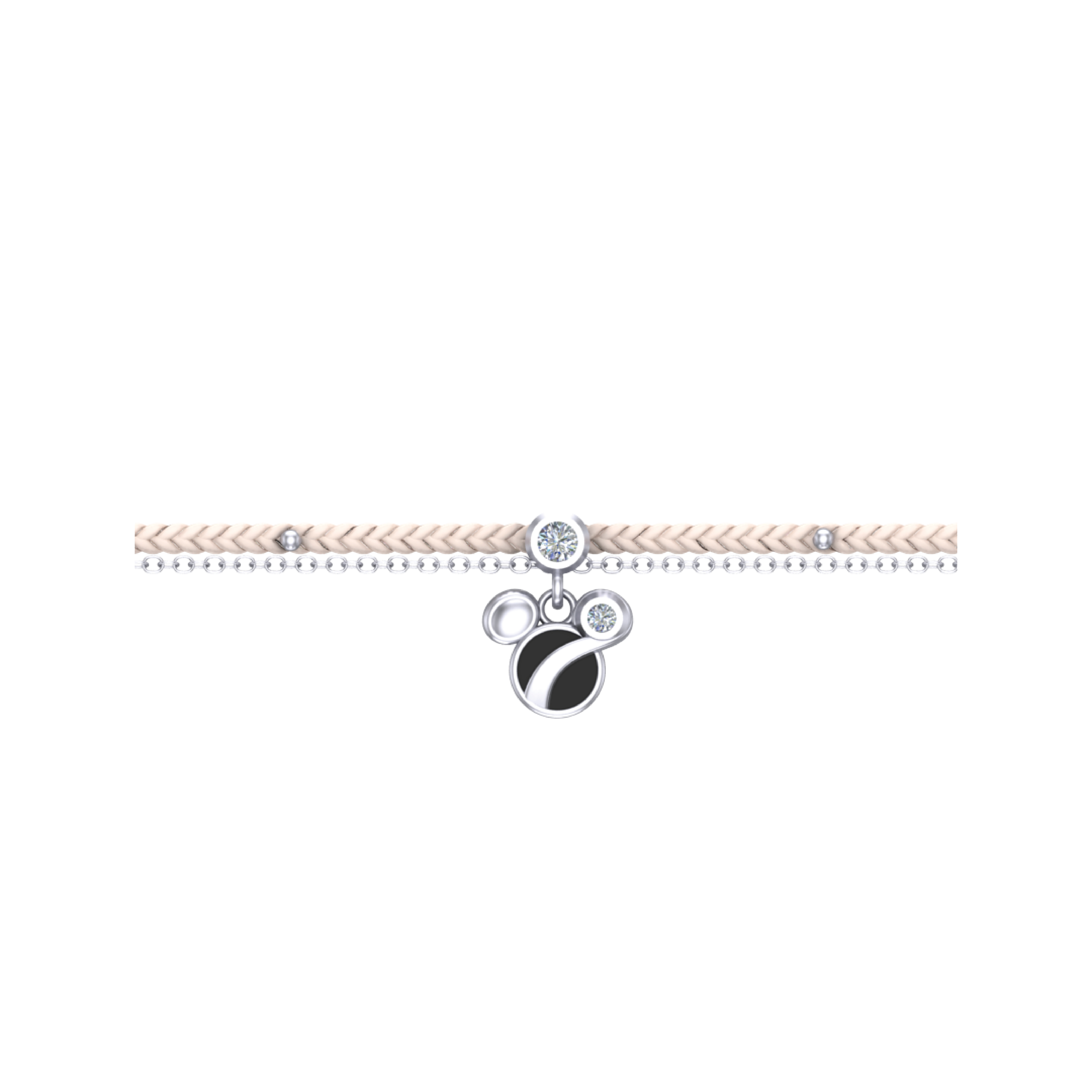 Mickey mouse store diamond bracelet