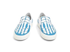 Amiri Skel Toe Slip On Blue/White/White
