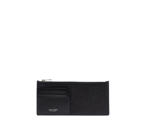 Buy Saint Laurent Long Zipped Pouch & Card Holder Black at Sasom – Authentic and Ready to Ship