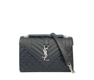 Buy Saint Laurent Envelope Medium Black at Sasom – Authentic and Ready to Ship