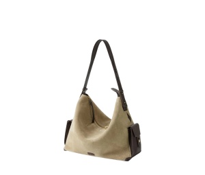 Buy Songmont Large Yore Hobo Bag Dune Suede at Sasom – Authentic and Ready to Ship