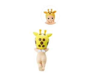 (เช็คการ์ด) Sonny Angel Giraff (Mini Figure Hippers)