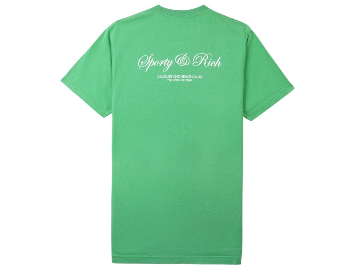 SASOM apparel SPORTY and RICH Tennis Script T-Shirts Kelly Green Check the latest price now!