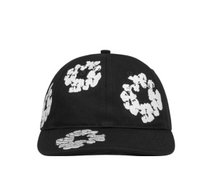 Buy Denim Tears The Cotton Wreath Fitted Cap Black at Sasom – Authentic and Ready to Ship