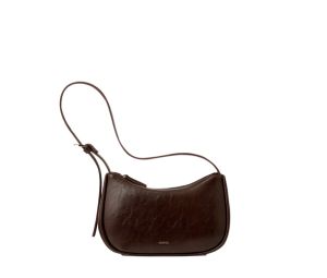Stand Oil Bow Bag Mini In Vegan Leather Marron