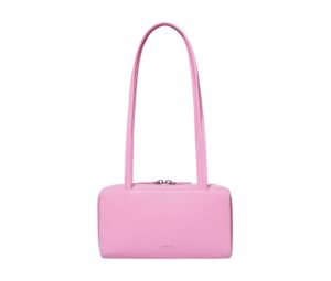 Stand Oil Post Bag In Vegan Leather Pink