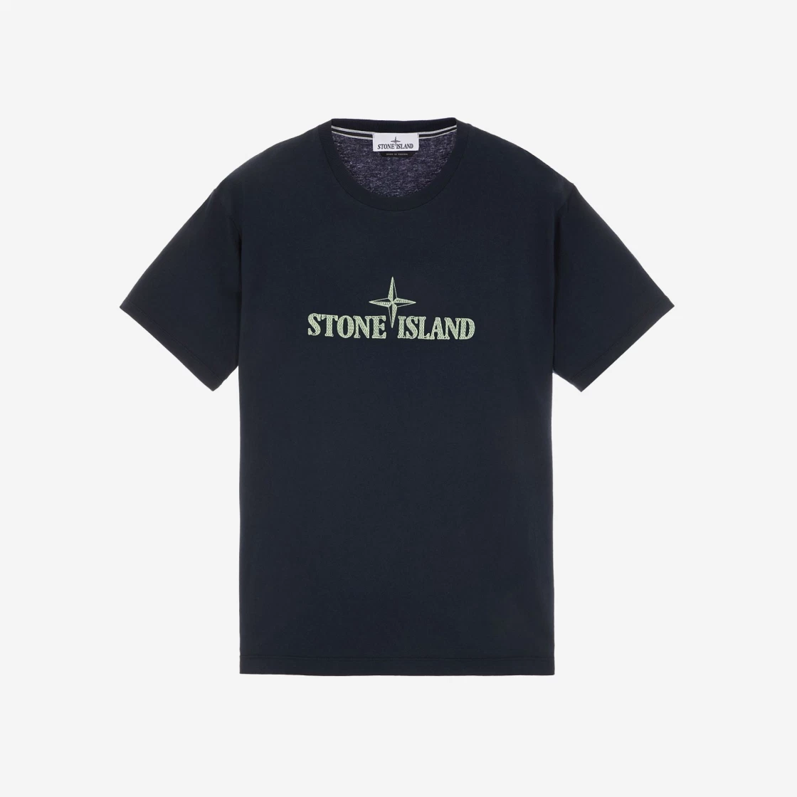 Stone Island 21579 Stitches Two Embroidery T-Shirt Blue - 23SS